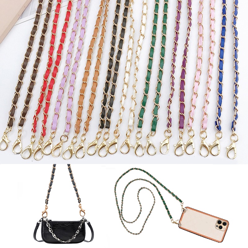 Shoulder Strap Decorative Braided Chain Bag Mobile Phone Case Crossbody ...