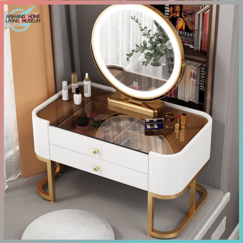 Bay Window Dressing Table With Light Modern Simple Nordic Influencer