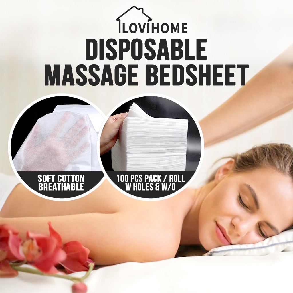 SG Disposable Non Woven Bedsheet Massage Bed Sheet With or Without