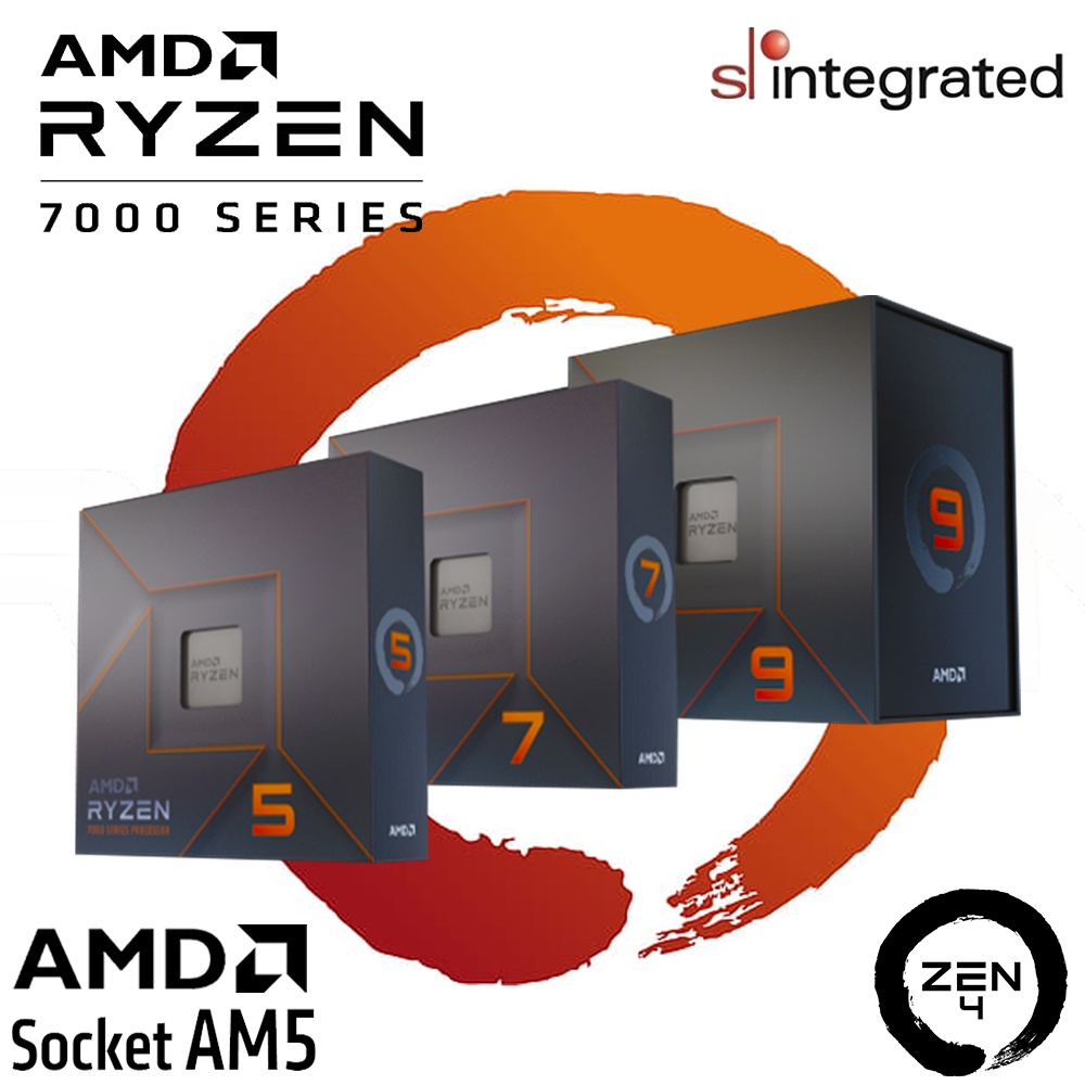 AMD Ryzen 7000 Series Desktop Processors - R5 7600X/R7 7700X/R9 7900X ...