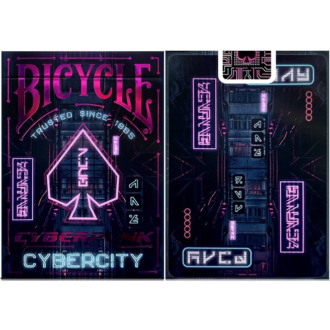 Bicycle Cyberpunk Cybercity/Hardwired/Cybernetic Playing Cards