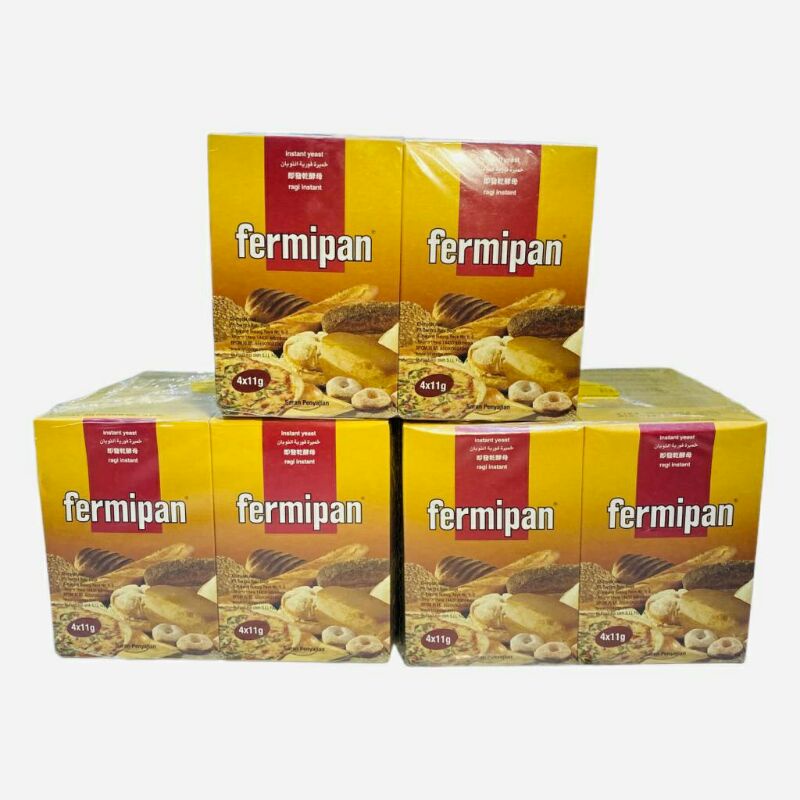 Fermipan SACHET Instant Yeast Instant Yeast Box (4x11Gram) | Shopee ...