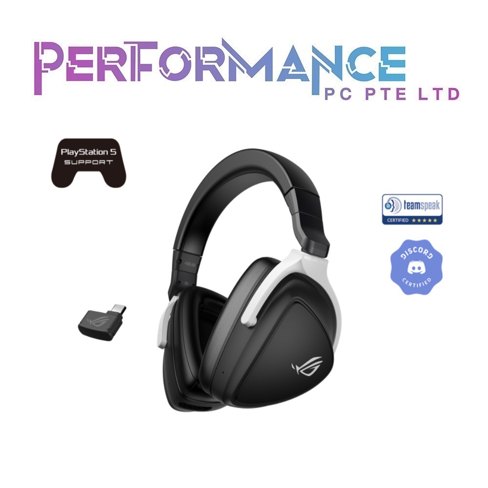 ASUS ROG DELTA S WIRELESS Lightweight Wireless Gaming Headset (2 YEARS ...
