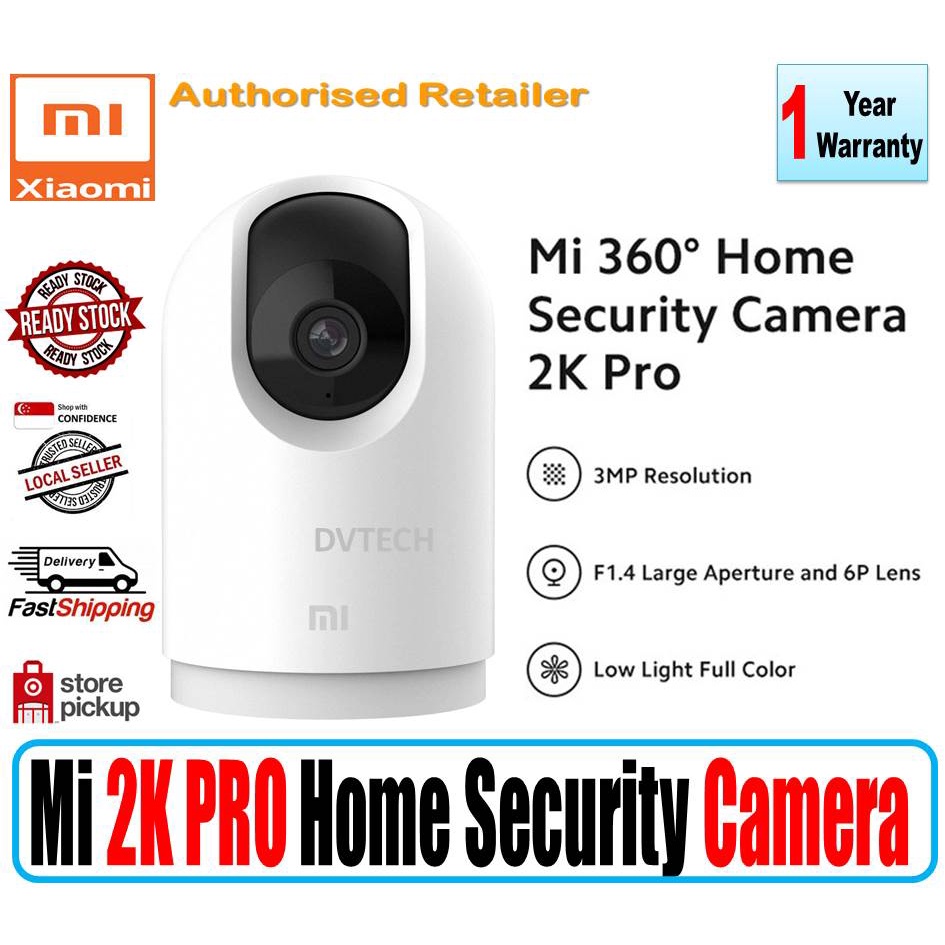 Xiaomi Mi 360 Degree Home Security Camera 2K Pro Shopee Singapore