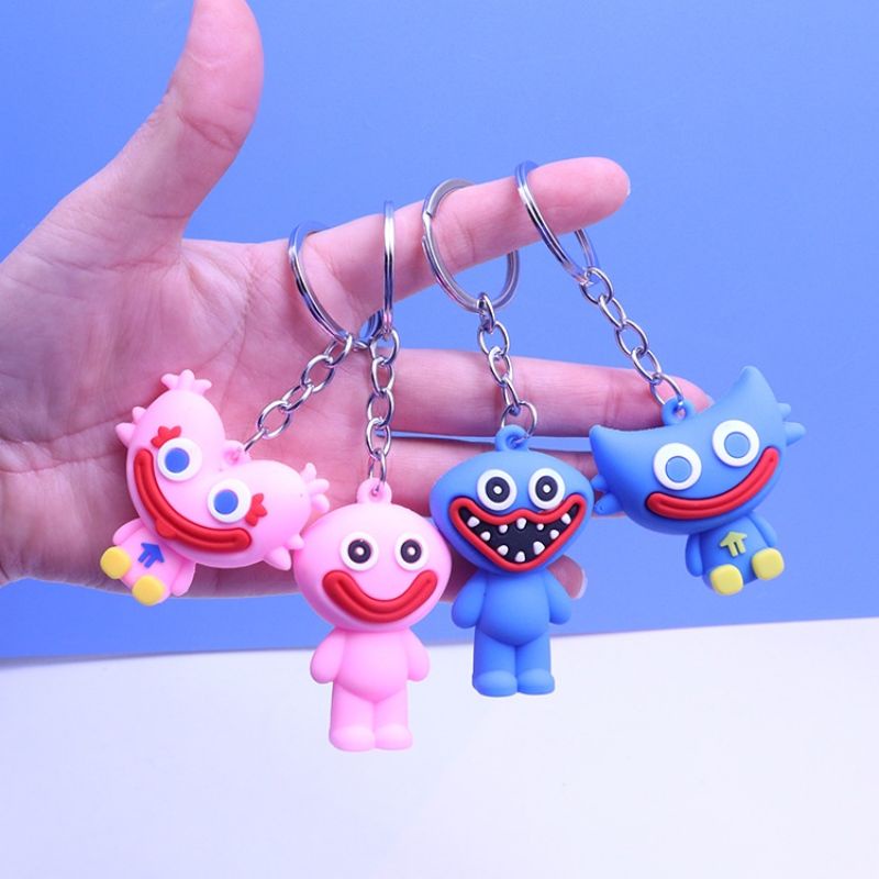 Mini huggy wuggy poppy playtime keychains accesories | Shopee Singapore