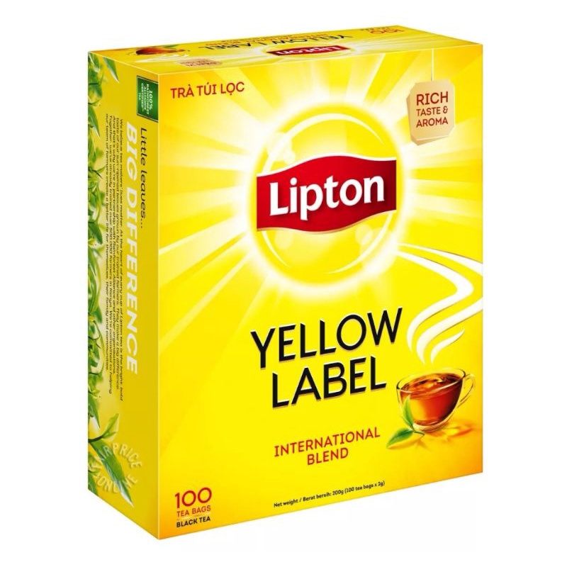 Buy 1 Free 1!! Lipton Yellow Label Tea Bags 100Sx2G International