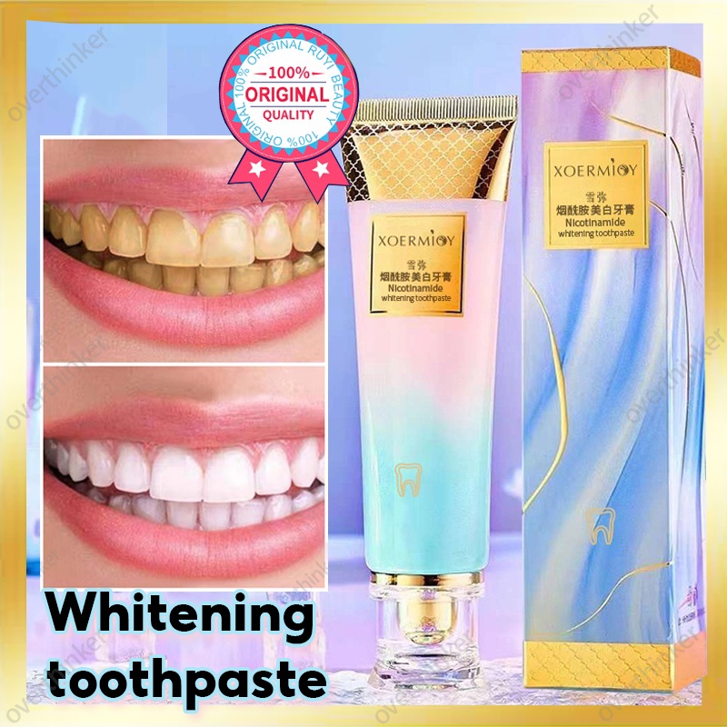 Original Teeth Whitening Niacinamide Whitening Toothpaste 100g Stain