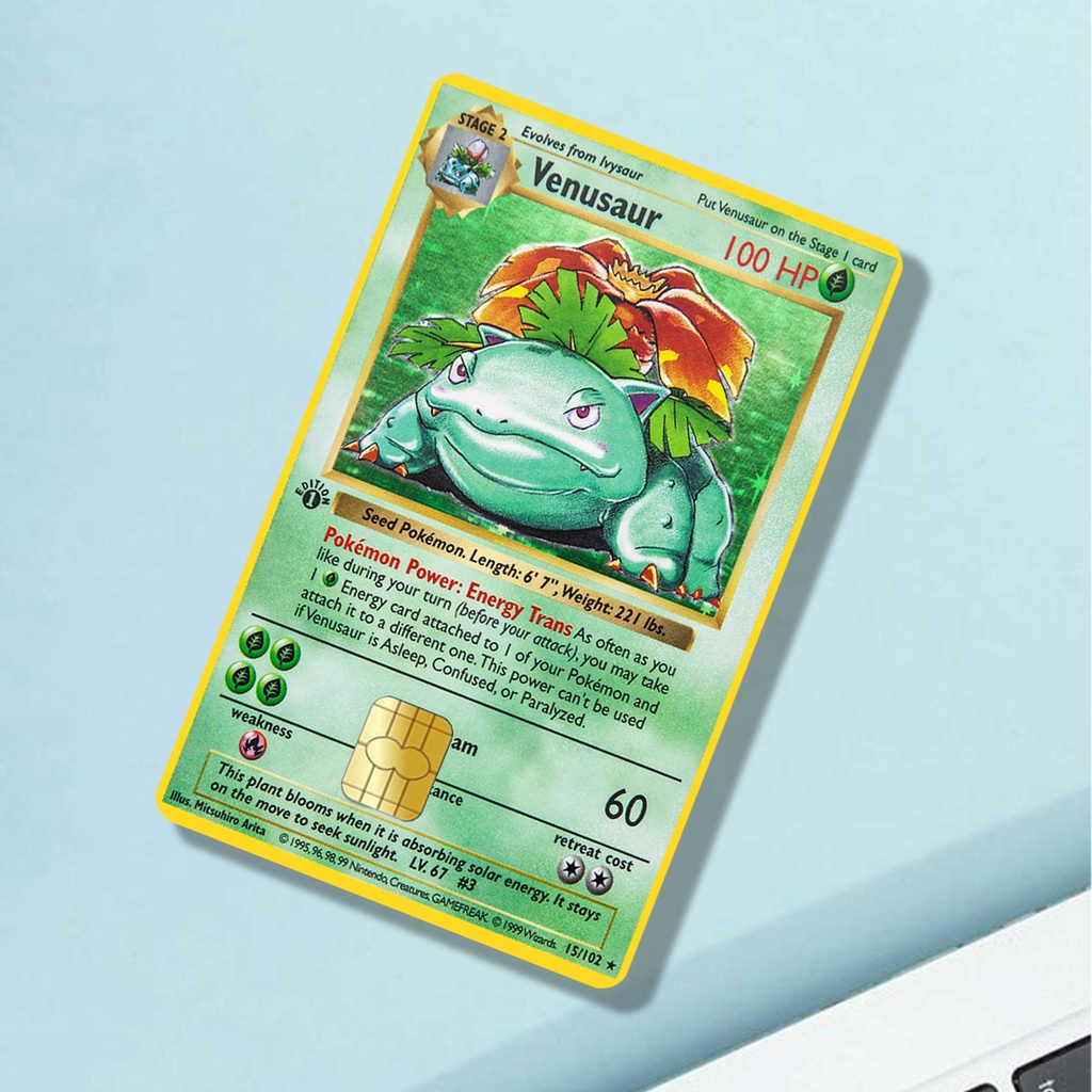pokemon card atm Pokemon card atm card sticker – Baytmade