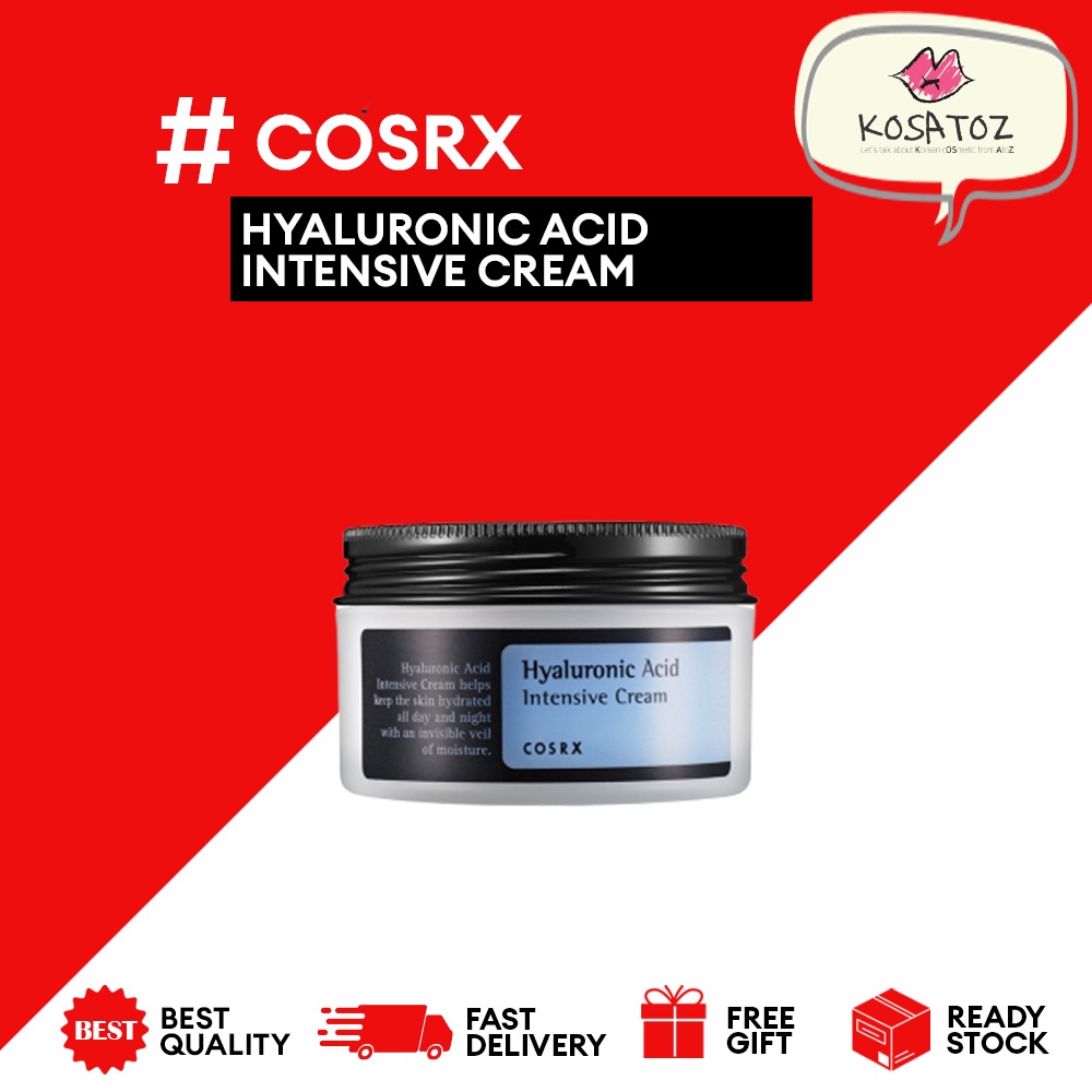 [COSRX] Hyaluronic Acid Intensive Cream 100ml Moisturizer Shopee Singapore