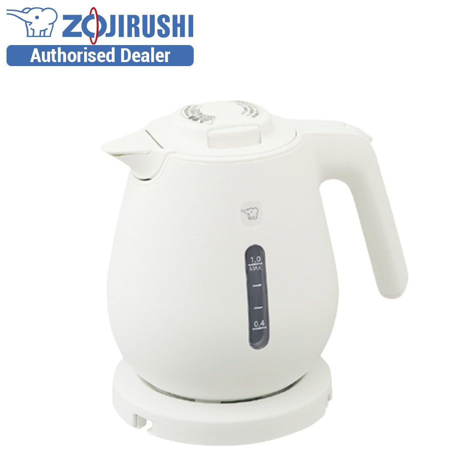 Zojirushi 1.0L Electric Kettle CKDAQ10 (White) Shopee Singapore