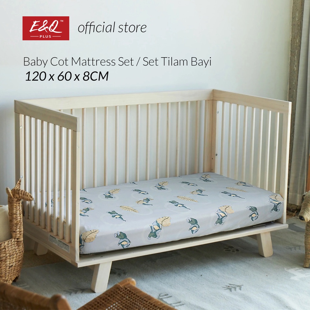 ENQ Quality Baby Cot Mattress Set / Baby Tilam / Comfortable Mattress / Baby Cot Mattress