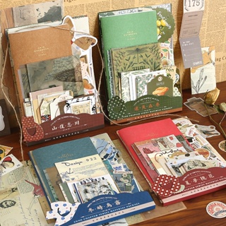 Aesthetic Scrapbook Kit(348Pcs), Junk Journal Kit With Journaling/Scrapbooking  Supplies, Stationery