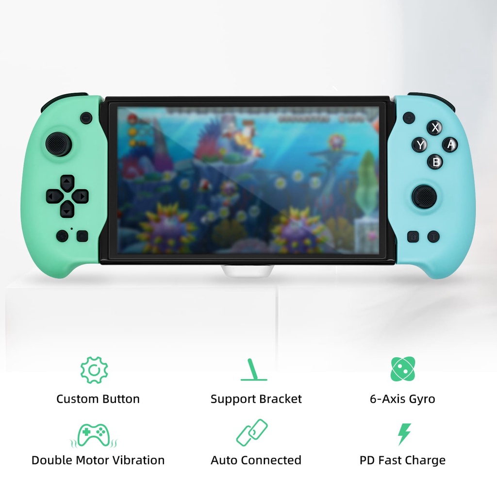 DOBE In-line Controller with Motor Vibration for Nintendo Switch/Switch ...