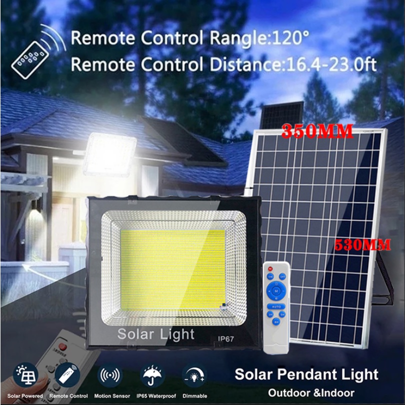 Solar Light Outdoor 1600W 2350LED IP67 Waterproof Super Bright