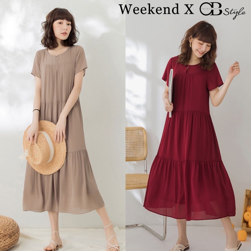 Casual Tiered Maxi Dress