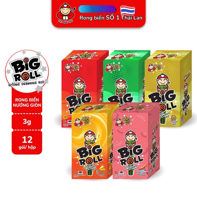 (Unbeatable Drawing) DATE 10/2025 TaoKaeNoi Big Roll Seaweed Pack Box ...