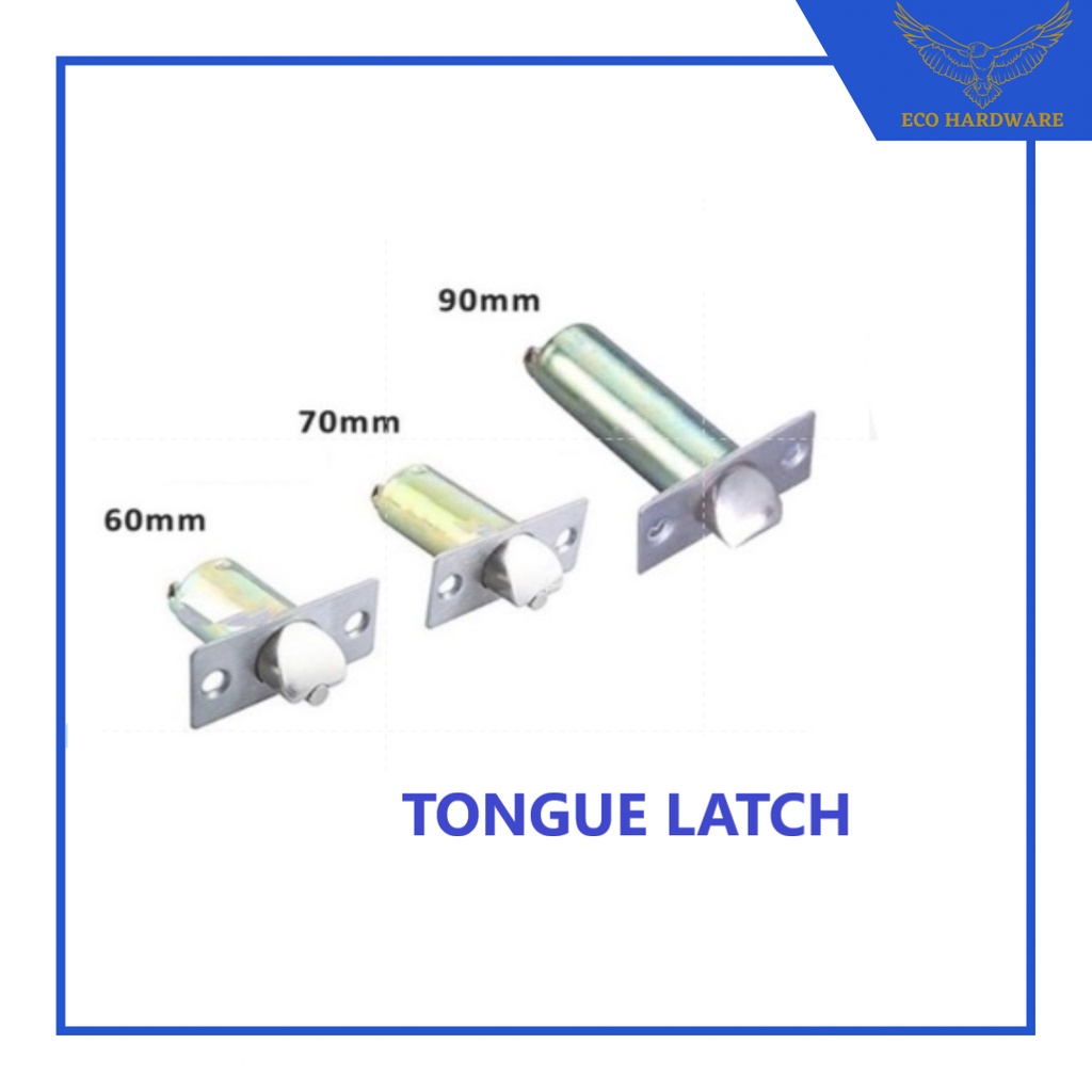 Cylindrical/Tubular Door Lock Tongue Spring Latch Backset Part