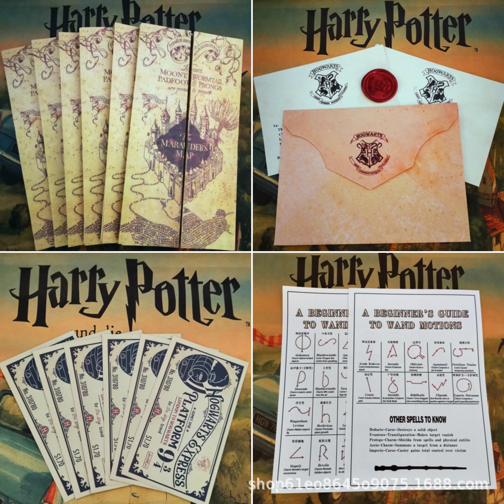 Harry Potter Live Point Map Hogwarts Magic School Included Notice Book ...