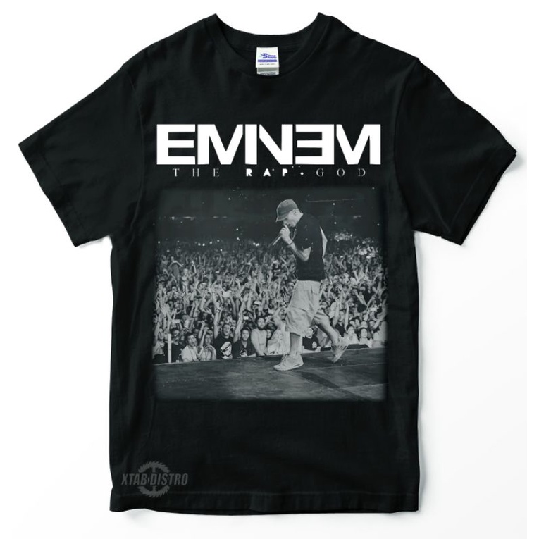 T shirt RAP hiphop eminem THE RAP GOD Premium Tshirt eminem raptee rapper Shopee Singapore