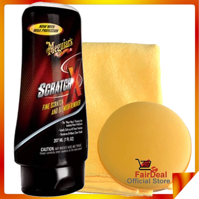 Meguiar's Scratch X G10307 7 Oz  with quality Applicator and Microfiber