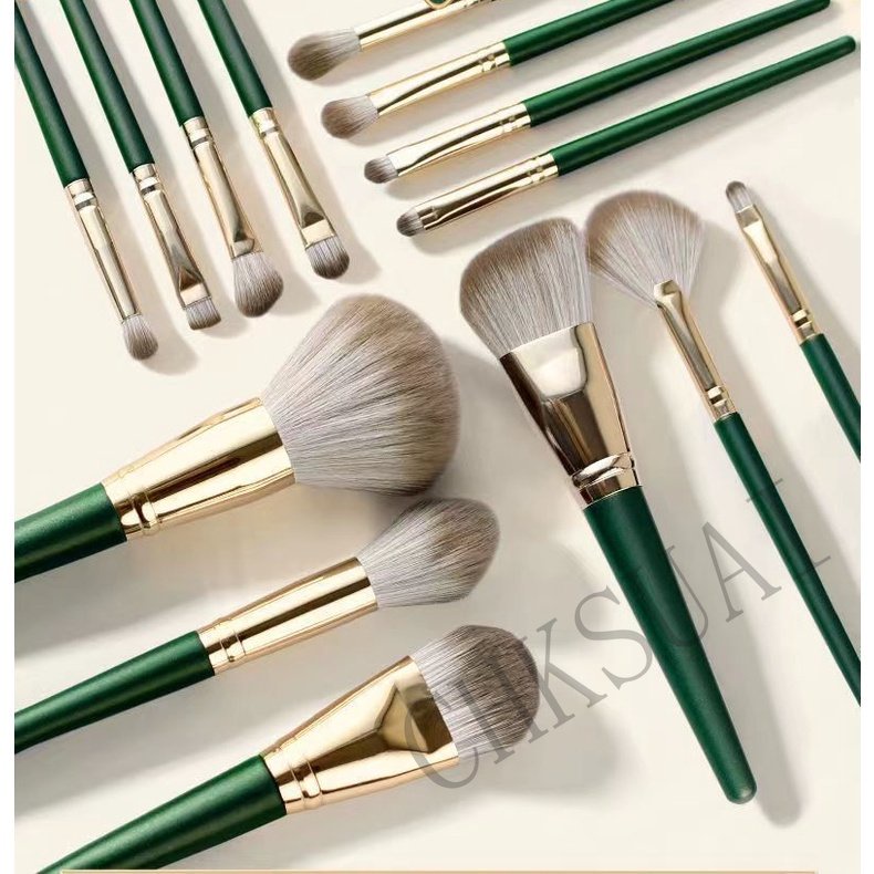 14 Pieces Soft Fluffy Makeup Brushes Set Foundation Blush Powder