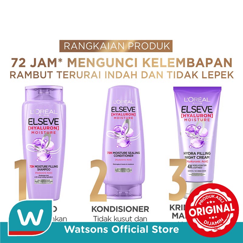 L’Oréal Paris Elseve Hyaluron Moisture Conditioner 280ml - Gambar 4