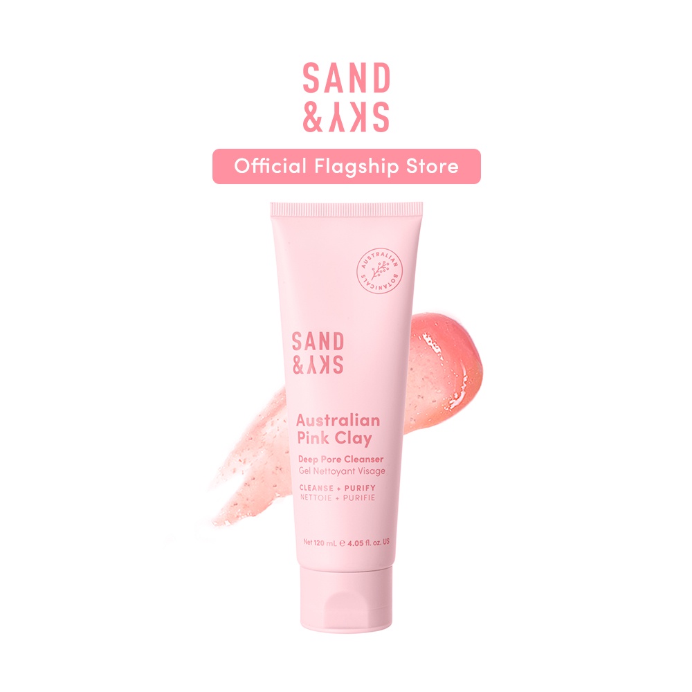 Sand And Sky Australian Pink Clay Deep Pore Cleanser Shopee Singapore