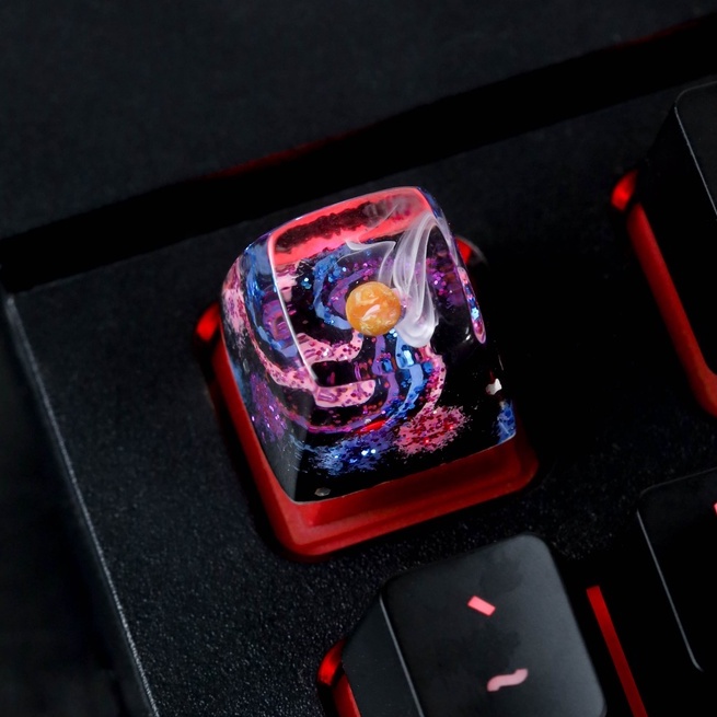 Mars keycap, solar system odd keyboard buttons, galaxy keycap, anime ...