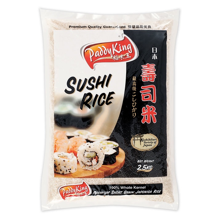 PaddyKing USA Sushi Rice 2.5kg (Vacuum Pack) | Shopee Singapore