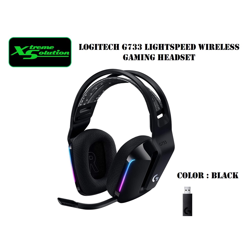Logitech G733 Lightspeed Wireless Lightweight RGB Gaming Headset