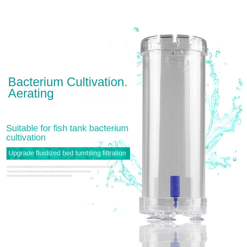 Fish tank filtration, oxygenation, fluidized bed, biochemical culture