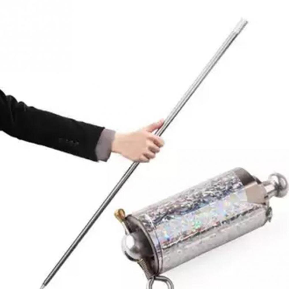 Magic Props Stick Retractable Stick Magic Wand Silk Scarf Stick Stainless Steel Stick Magic Tricks Tools