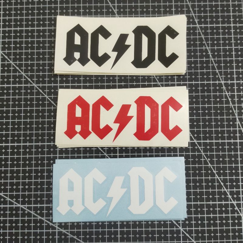 Cutting Sticker ACDC stiker | Shopee Singapore