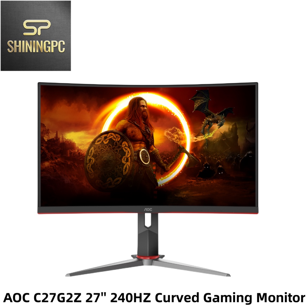 AOC C27G2Z 27Inch Curved 280hz 0.5ms 1080P Gaming Monitor New Version ...