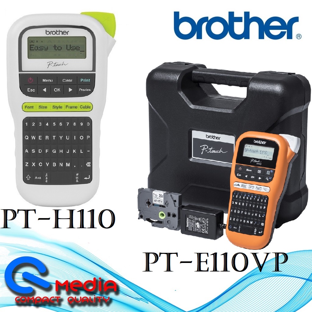 BROTHER PTOUCH PTH110 / PTE110VP LABEL MACHINE LABEL PRINTER (PT