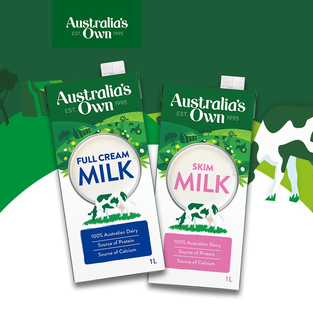 Australia's Own Dairy Milk (Full Cream Milk , Low Fat Milk) Shopee