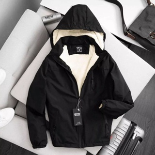 Winter Jacket Men Mid-length Thickened Warm Hooded Padded Jackets