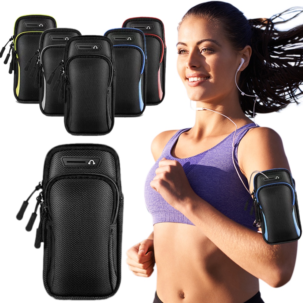 Universal 6.5'' Running Sport Armband Bag Waterproof Arm Bag Mobile Phone  Bag Case Fitness Gym Arm Band For iPhone Samsung Huawe - Fitness-sports  equipment