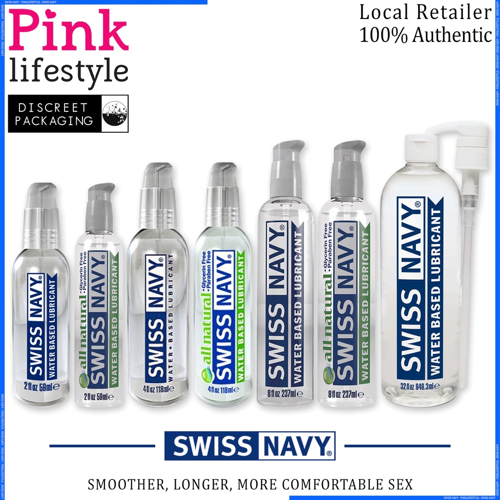 Swiss Navy Waterbased / All-Natural Lubricant | Shopee Singapore