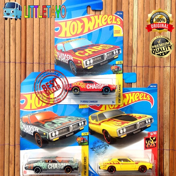 Merah Hijau Hotwheels 71 1971 Dodge Charger 2005 Orange 2010 2011 Green Pink 2019 2022 Yellow 5699