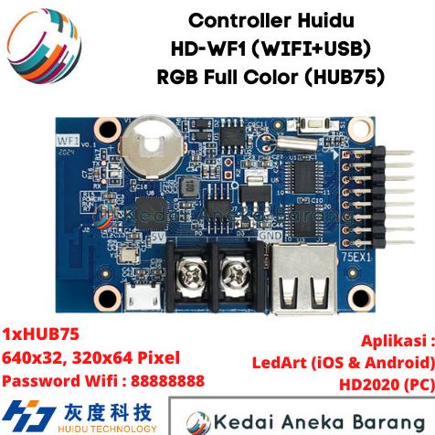 Huidu HD-WF1 Wifi RGB Controller Full Color Running Text P10 | Shopee ...