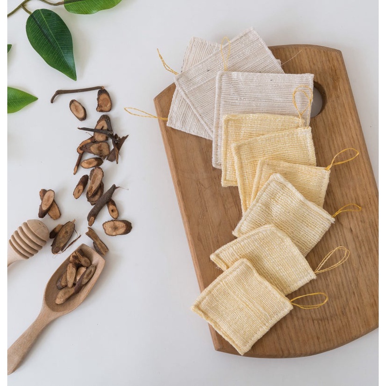 [GREENSTEPS SG] 100 Organic mulberry silk makeup remover pads Eco