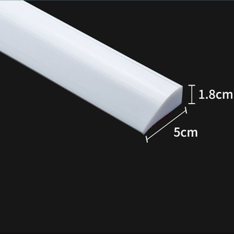 Threshold Slope Climbing Mat Silicone Entry Door Threshold Bar Bathroom Waterproof Flexible Pool Water Blocking Strip/Threshold Bars Replaces Step Ramp Climbing Mat for Robot Vacuum Cleaner