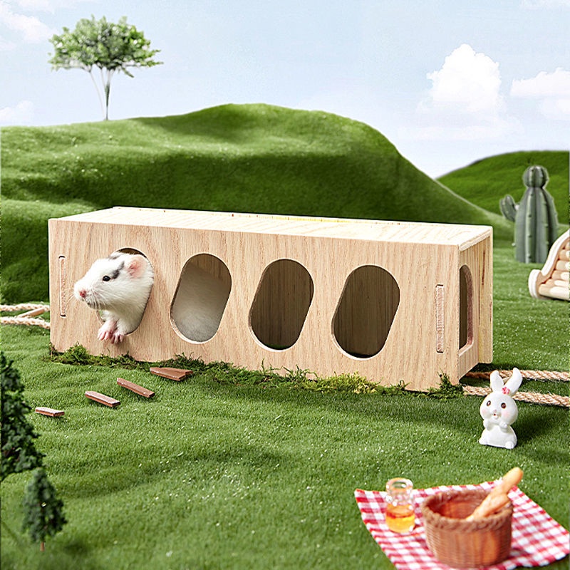 A Ball Hamster Underground Tunnel Peeping House Excavation Channel