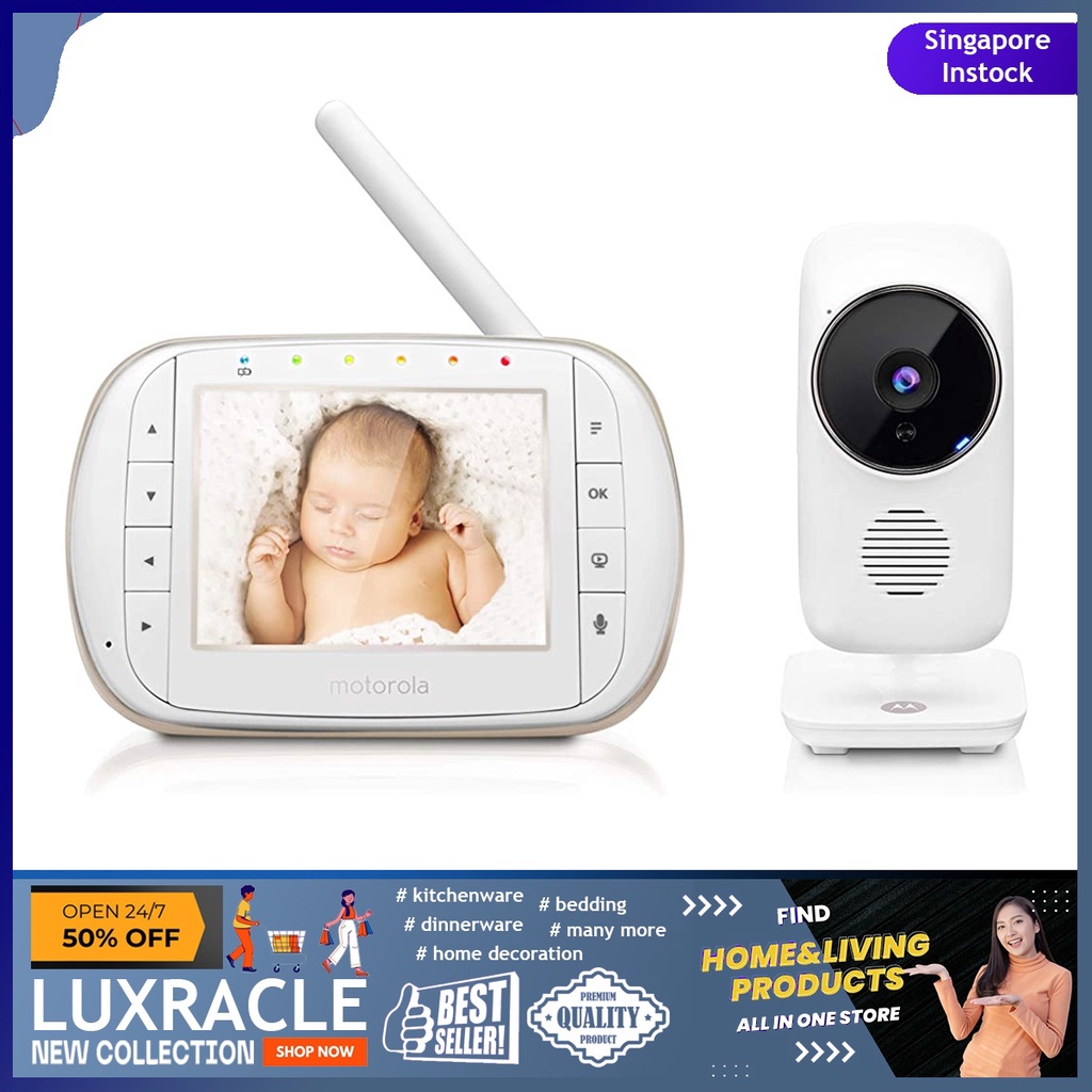 Audio baby monitor with two best sale child units