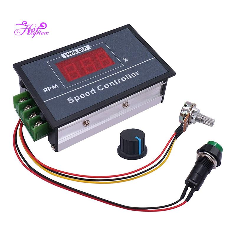 PWM DC Motor Speed Controller with Digital Display 30A PWM Adjustable ...