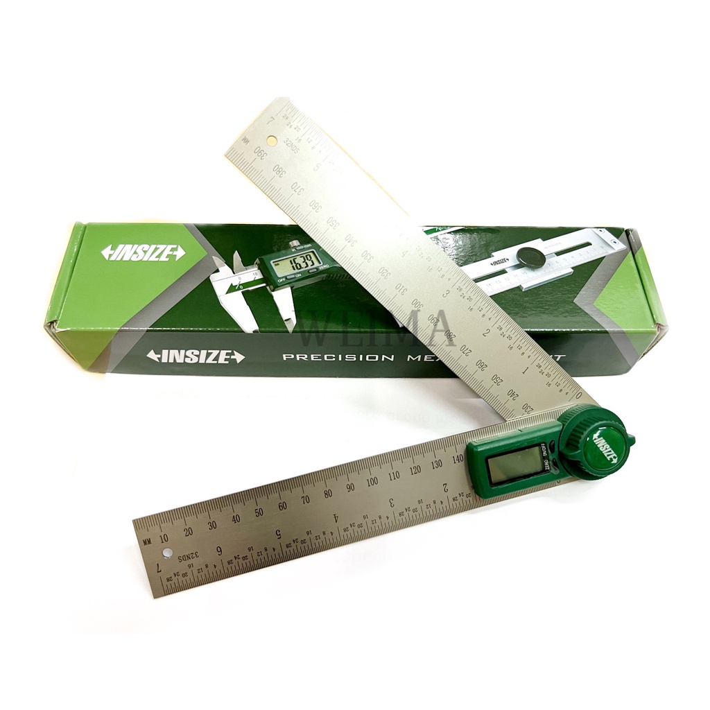 INSIZE DIGITAL PROTRACTOR 360DEGREE 200MM(2176-200) / 300MM (2176-300 ...