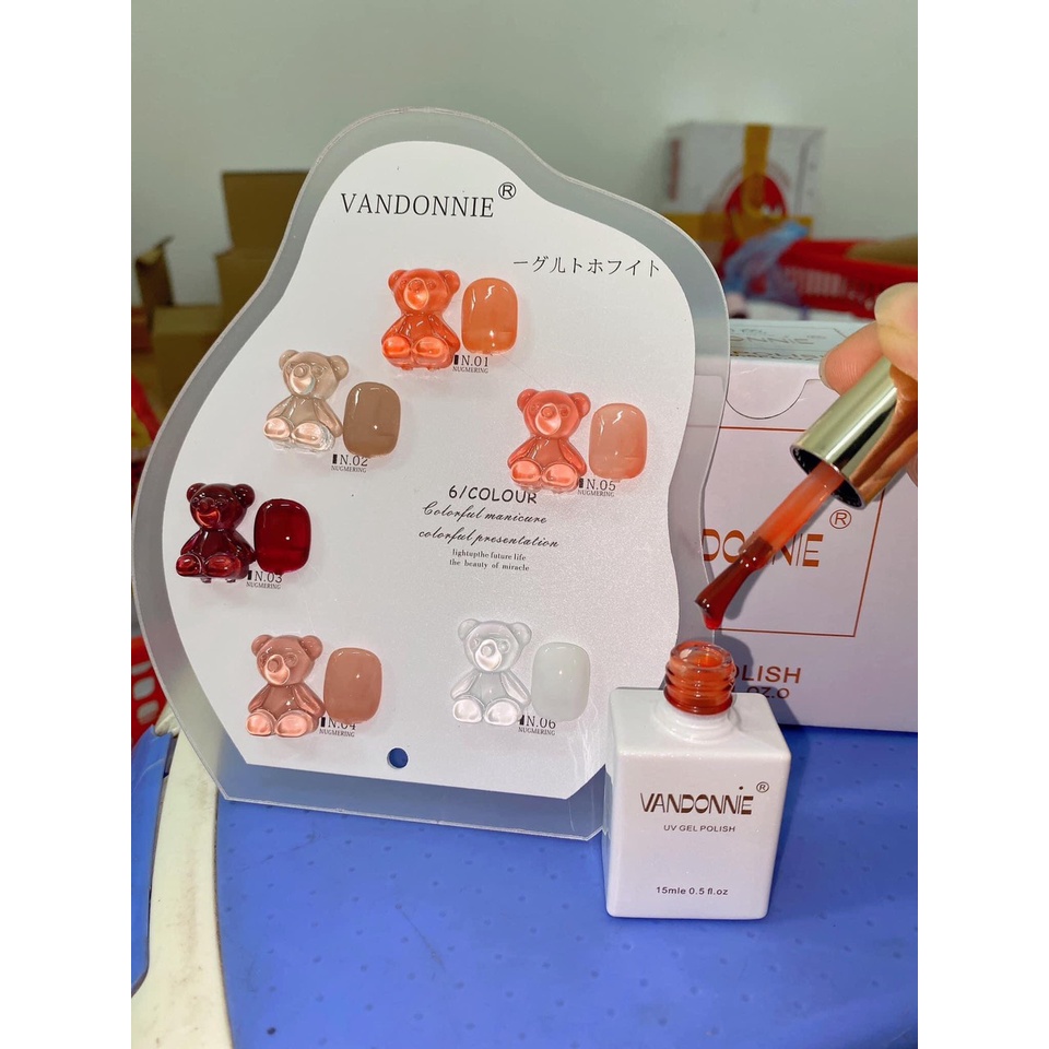 Vandonni 6Color Jelly Paint set With Color Palette Shopee Singapore