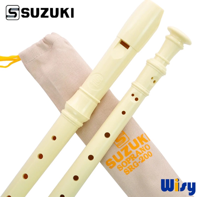 [SG stock] SUZUKI Soprano Recorder SRG 200 405 Germany Type 8 Holes ...