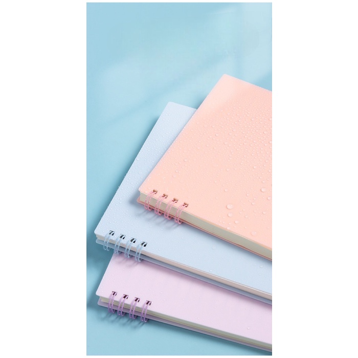 A5 Spiral Notebook 80 Sheets | Minimalist Firm PP Cover | Ruled Lined ...